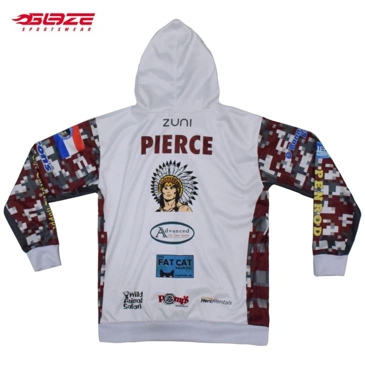 100% Polyester Fabric No Zipper Hoodie